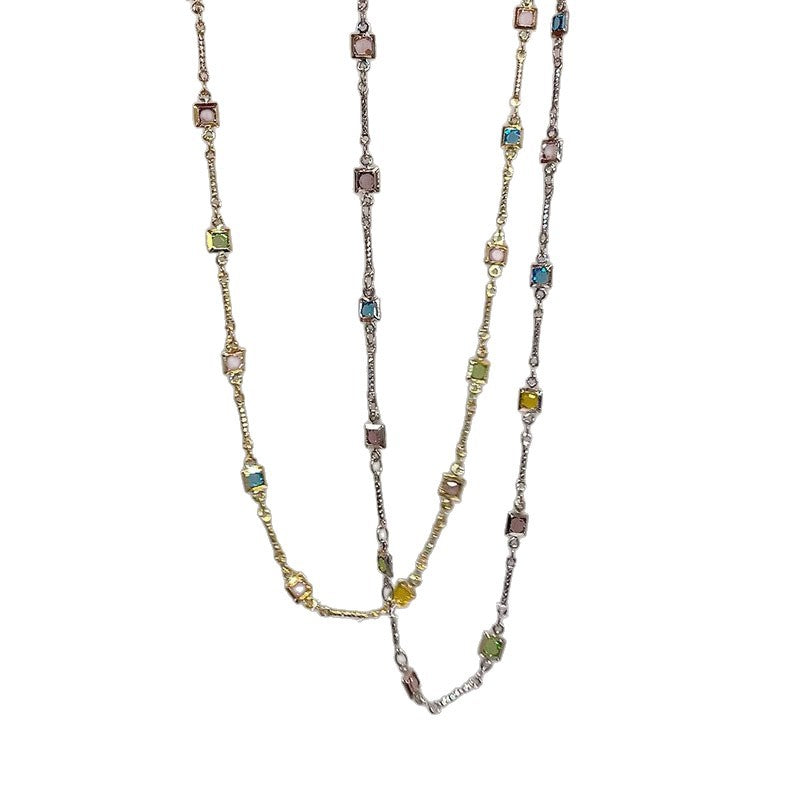 Dainty Colorful Link Necklace Stornfield