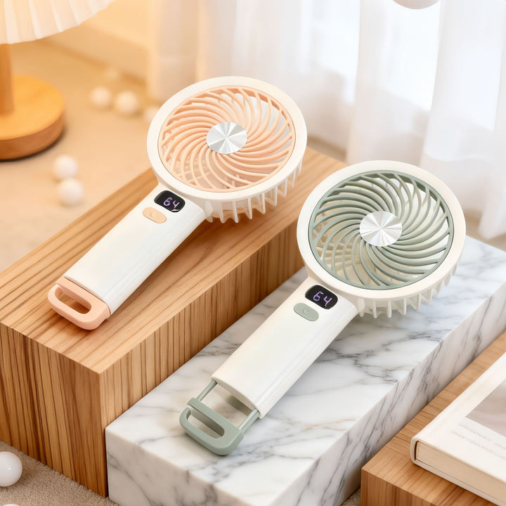Women's portable table fan with LED display Stornfield