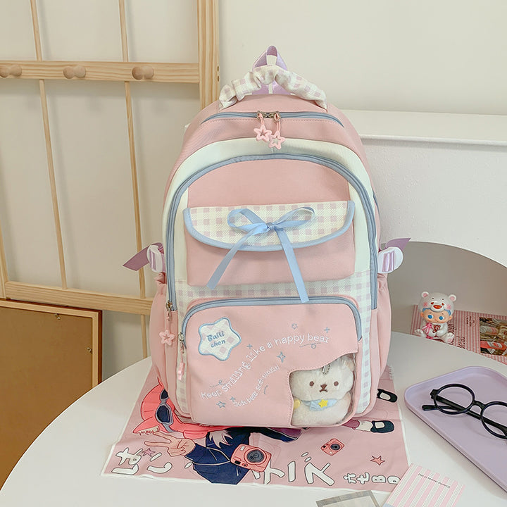 Playful Patterned School Backpack Stornfield