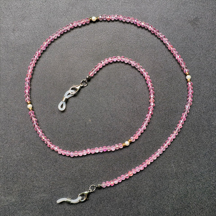 Elegant glasses holder chain with colorful beads Stornfield
