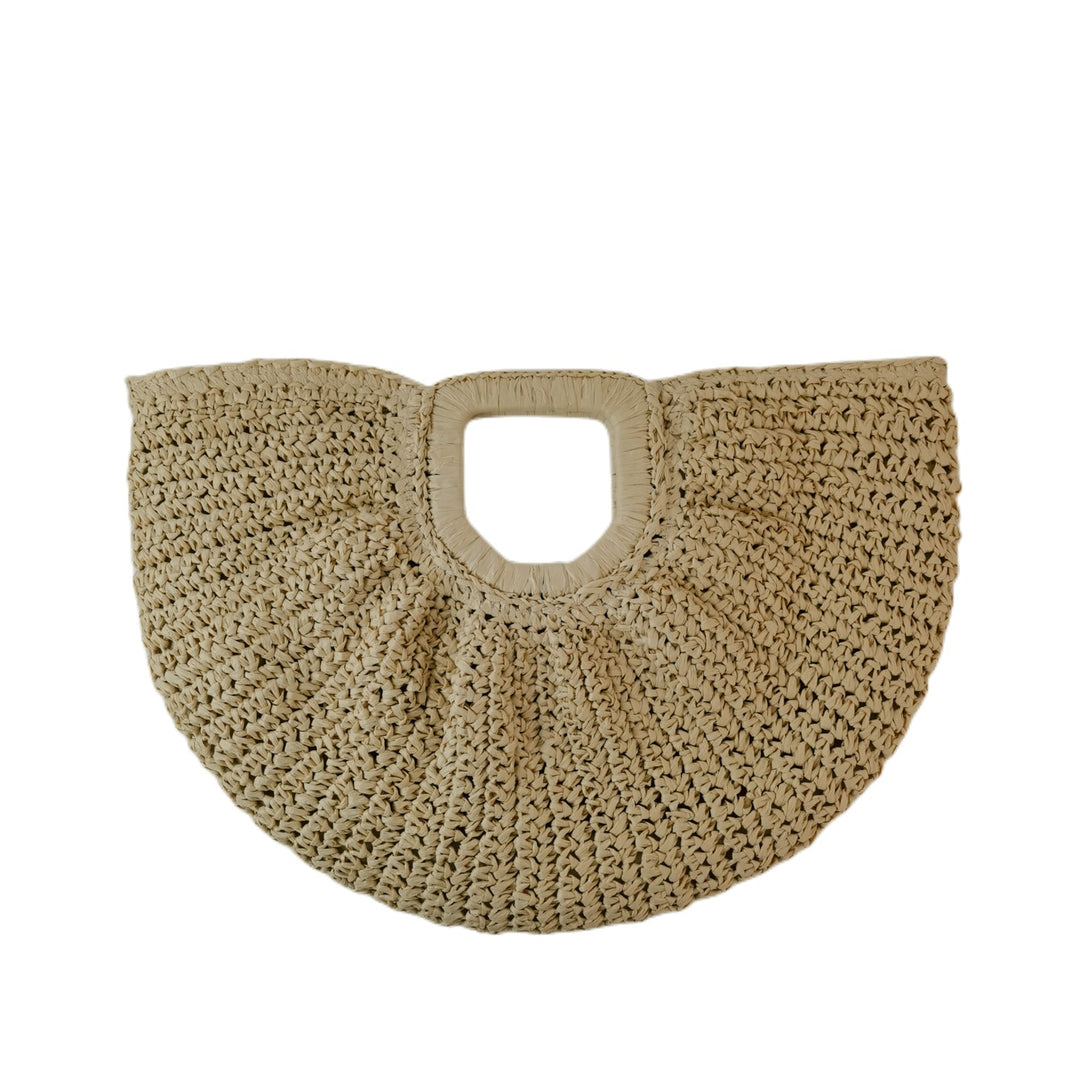 Handcrafted Ribbed Structure Beach Bag Stornfield