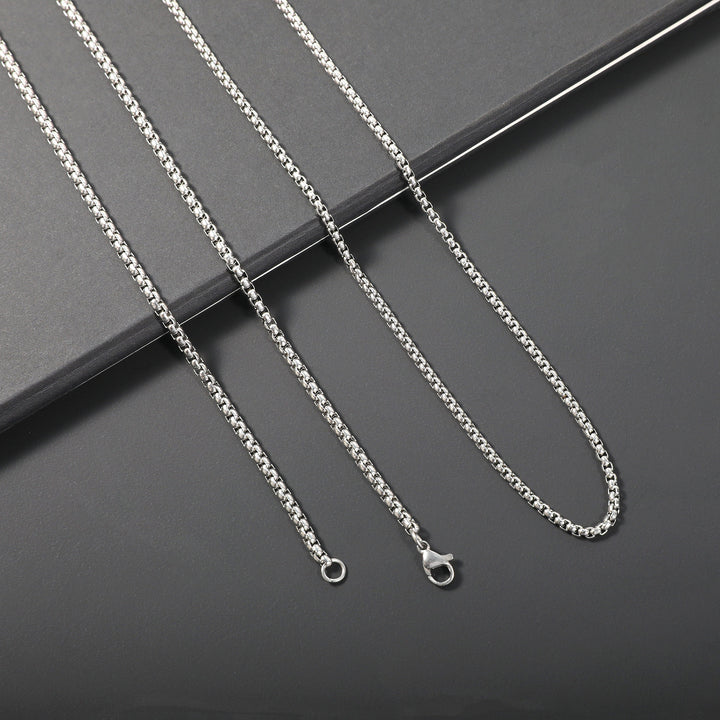 Sleek Stainless Steel Chain Necklace Stornfield