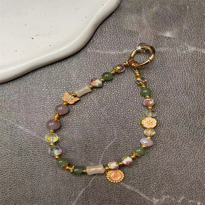 Decorative Beaded Charm Keychain Stornfield 1790135355