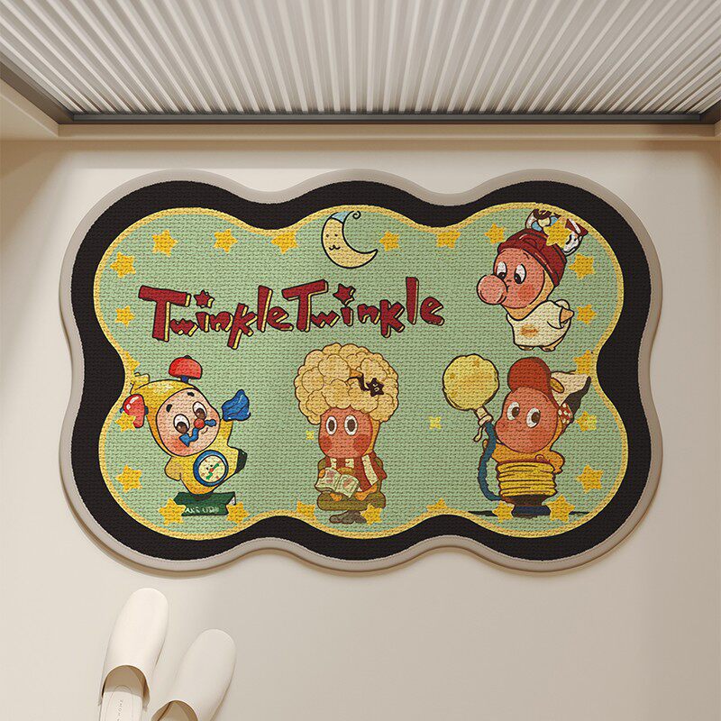 Playful Cartoon-Themed Area Rug