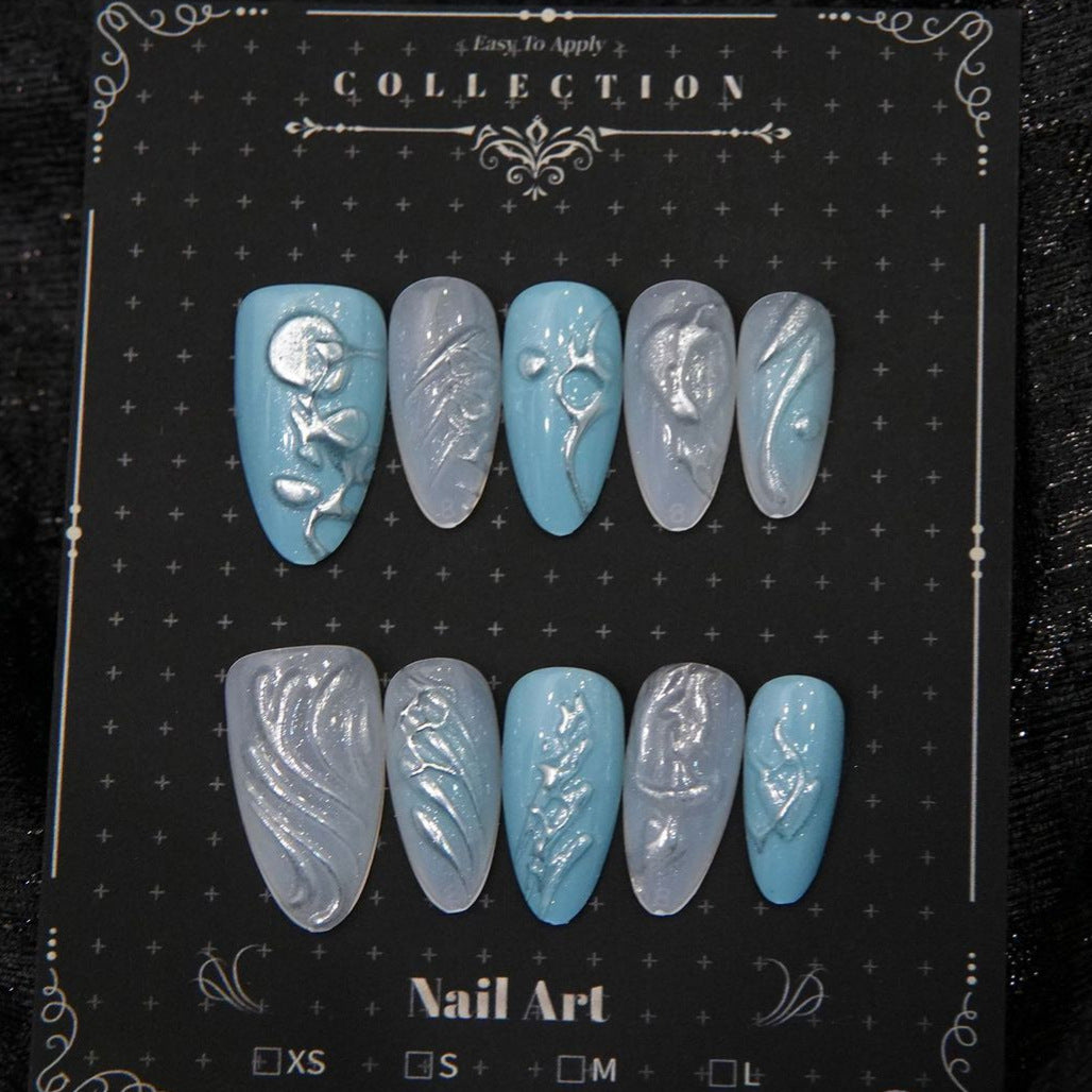 Artistic Press-On Nail Designs