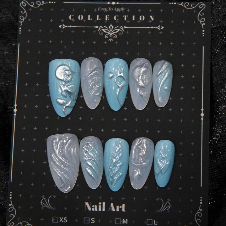 Artistic Press-On Nail Designs