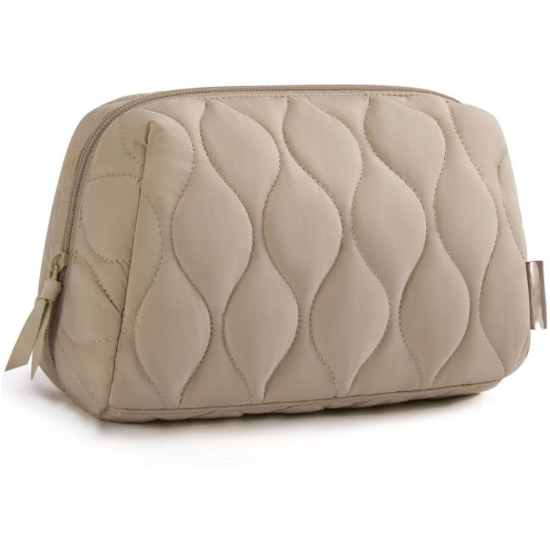 Cosmetic Organizer Bag with Cross Pattern Stornfield