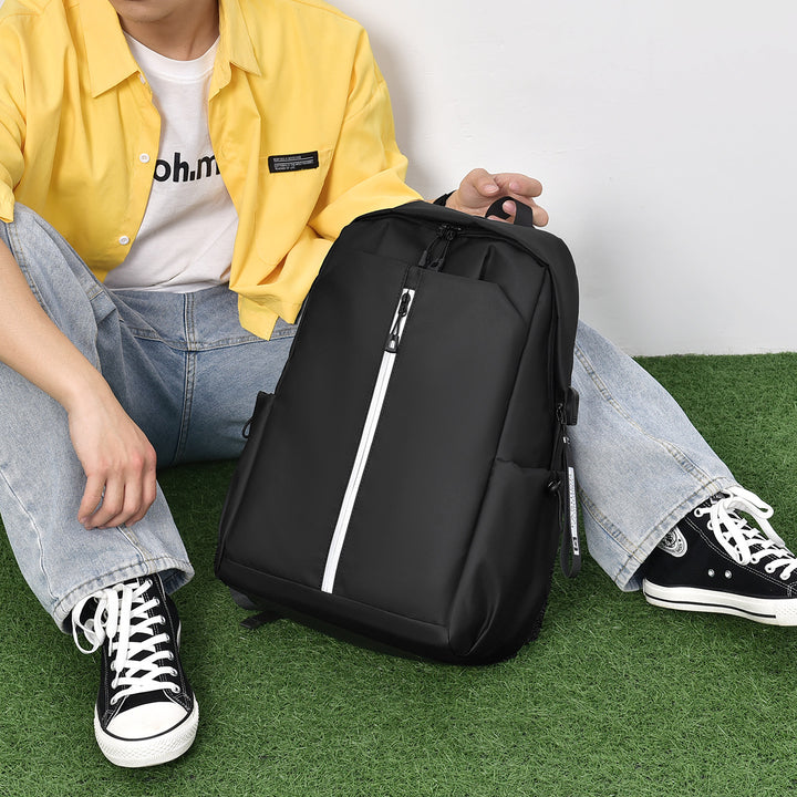 Functional backpack with ergonomic design and zippered compartments Stornfield