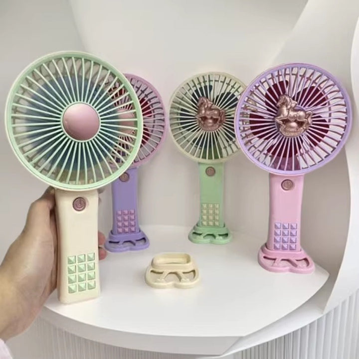 Unisex Portable USB Hand Fan with Ergonomic Design and Rechargeable Battery Stornfield