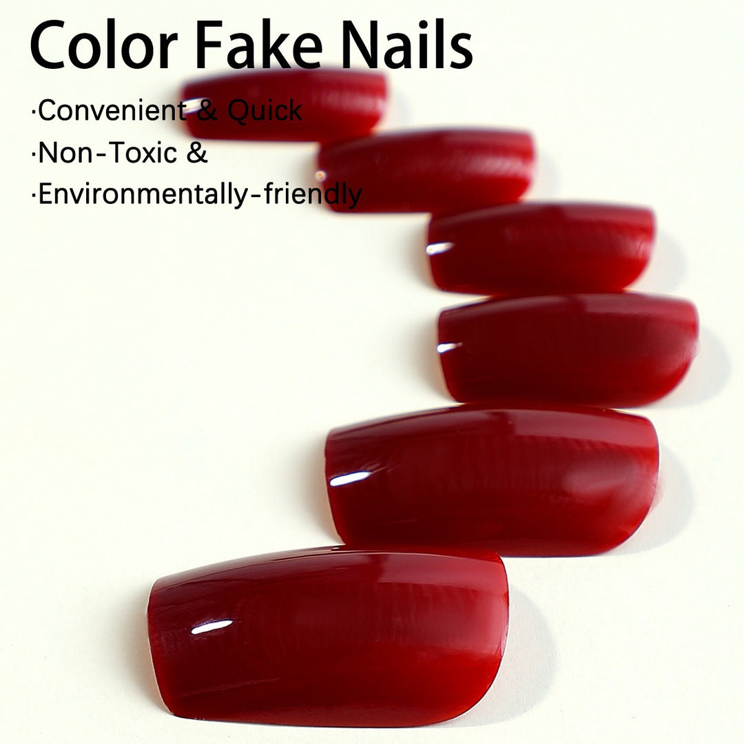 Artificial nail set with elegant, glossy finish Stornfield