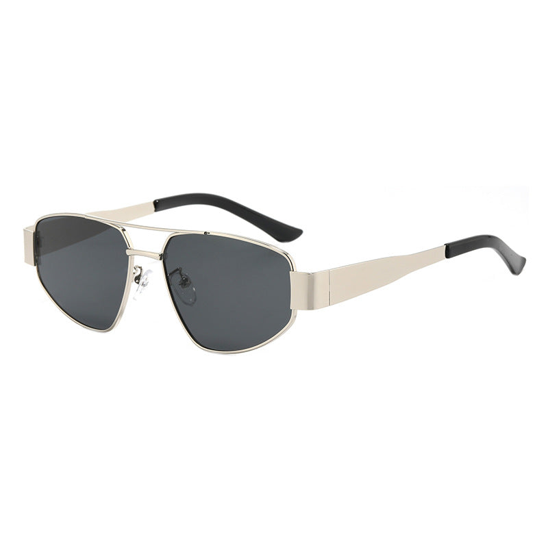 Men's Aviator-Style Metallic Sunglasses Stornfield