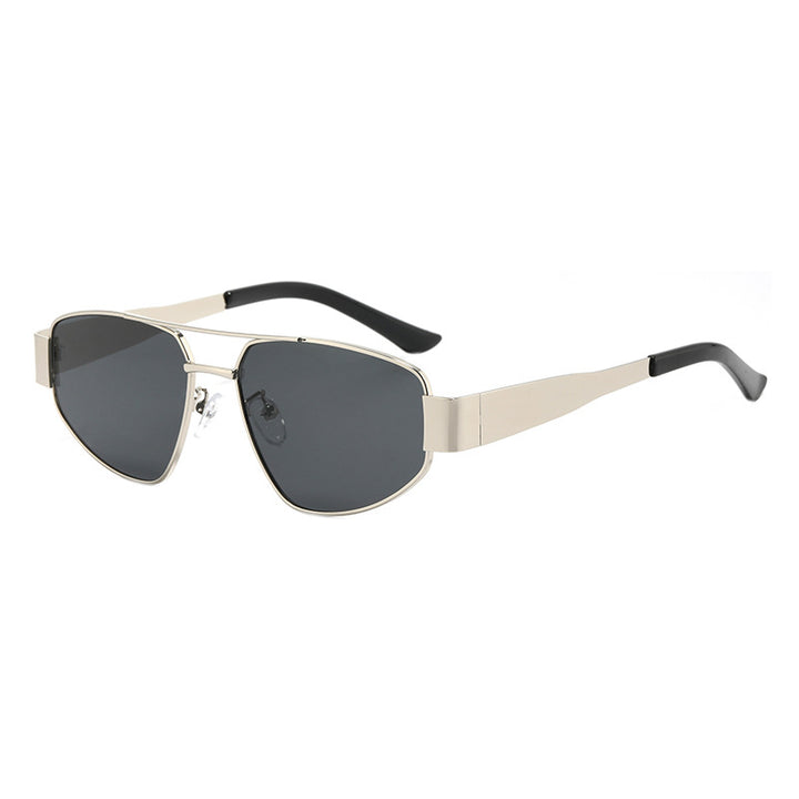 Men's Aviator-Style Metallic Sunglasses Stornfield