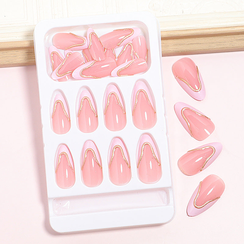 Elegant French Tip Nail Art Set Stornfield