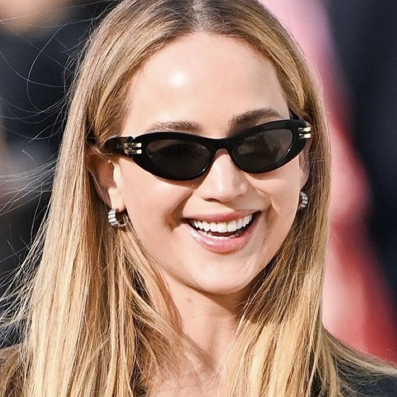 Ladies Cat-Eye Sunglasses with Luxurious Accents Stornfield