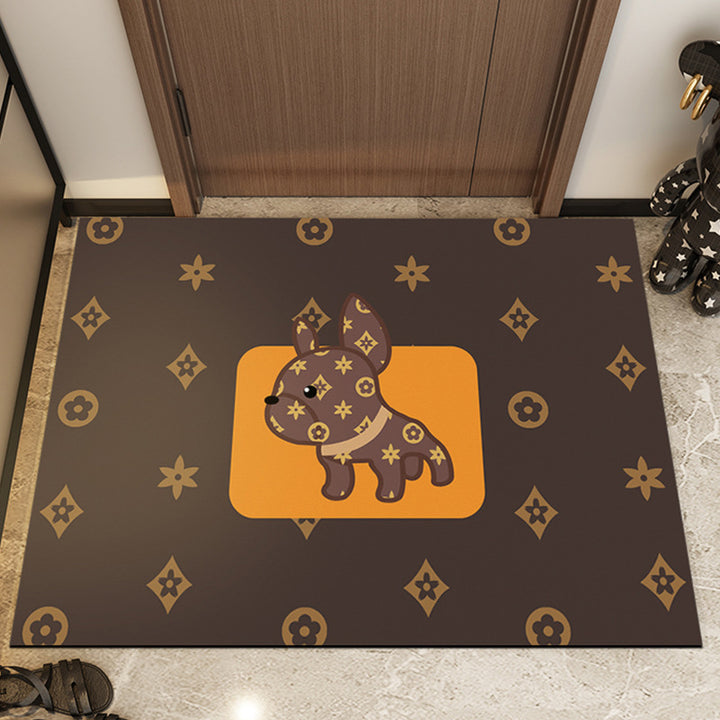 Cute Dog-Themed Entrance Mat