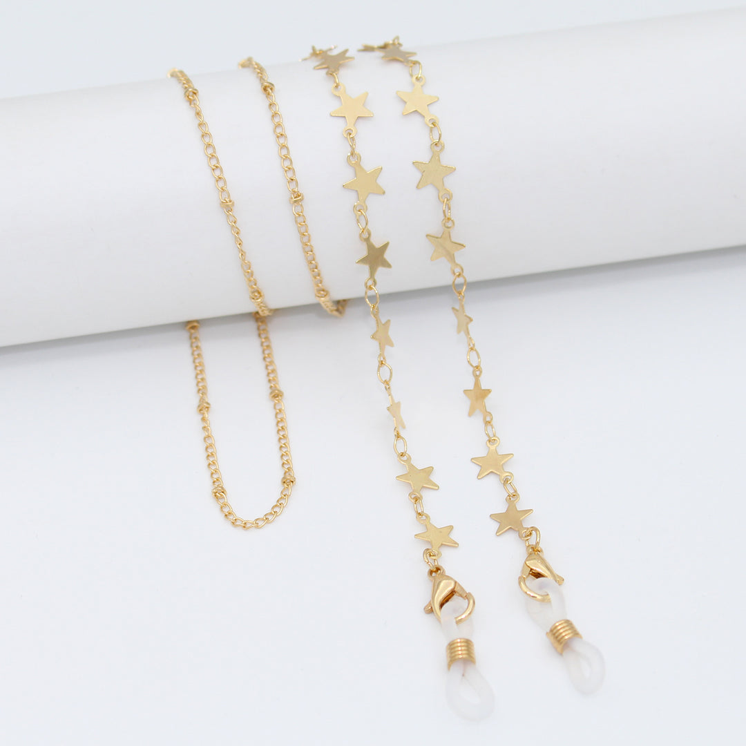 Luxe Crystal-Embellished Eyewear Chain Stornfield