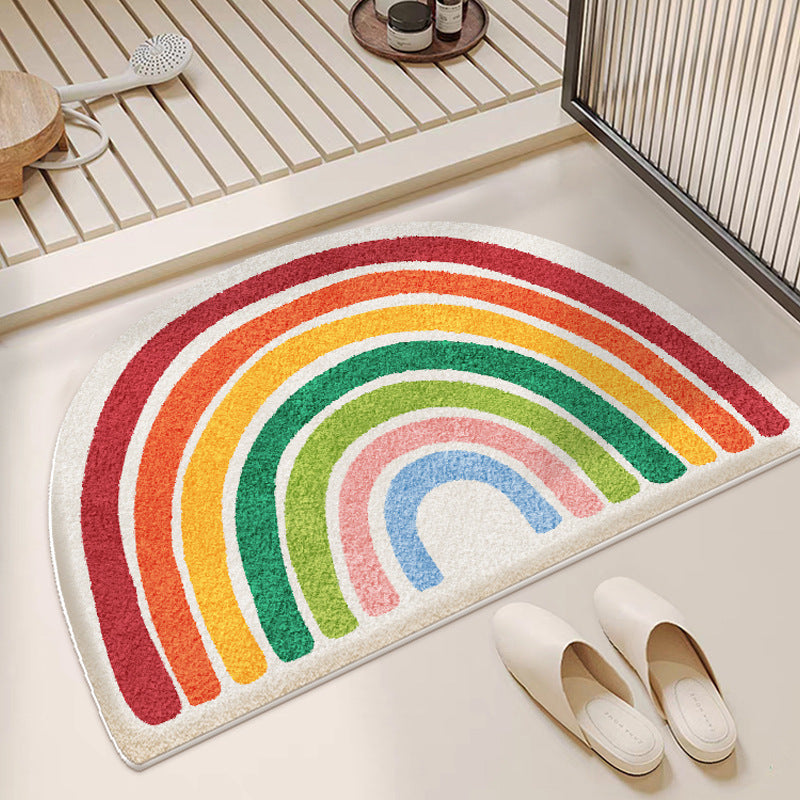 Plush Cloud-Shaped Bath Mat