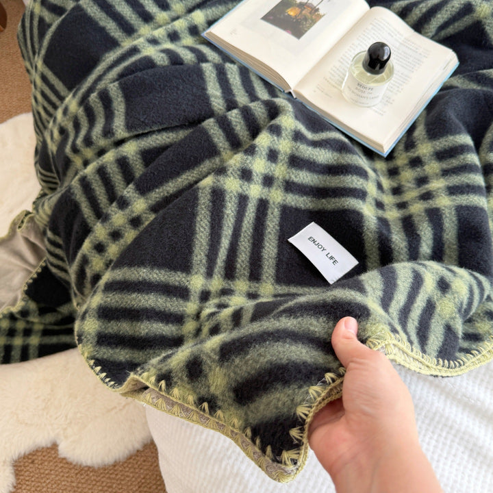 Cozy Flannel Throw Blanket