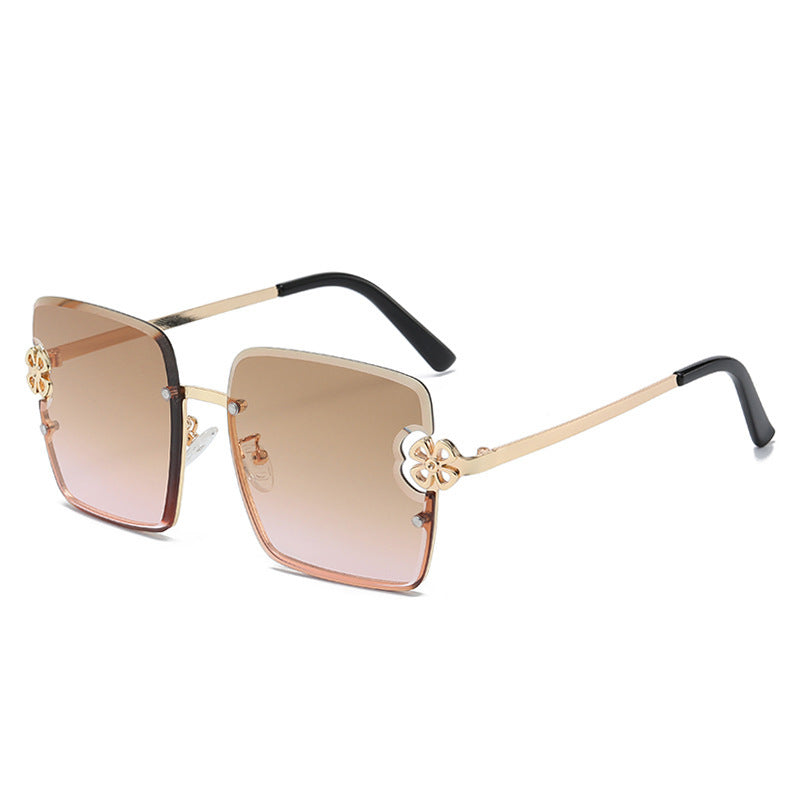 Women square sunglasses with floral design Stornfield