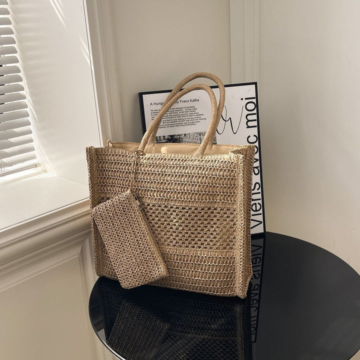 Handbag Made of Natural Weave Stornfield