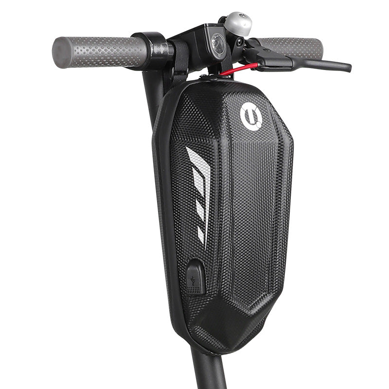 rigid front-mounted waterproof hard-shell storage bag for electric scooter Stornfield