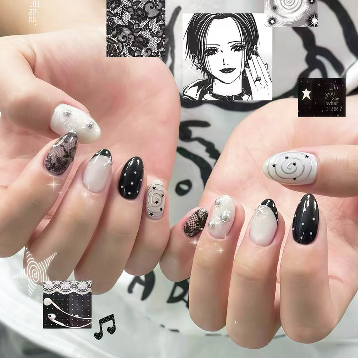 Creative Thematic Press-On Nail Art Set