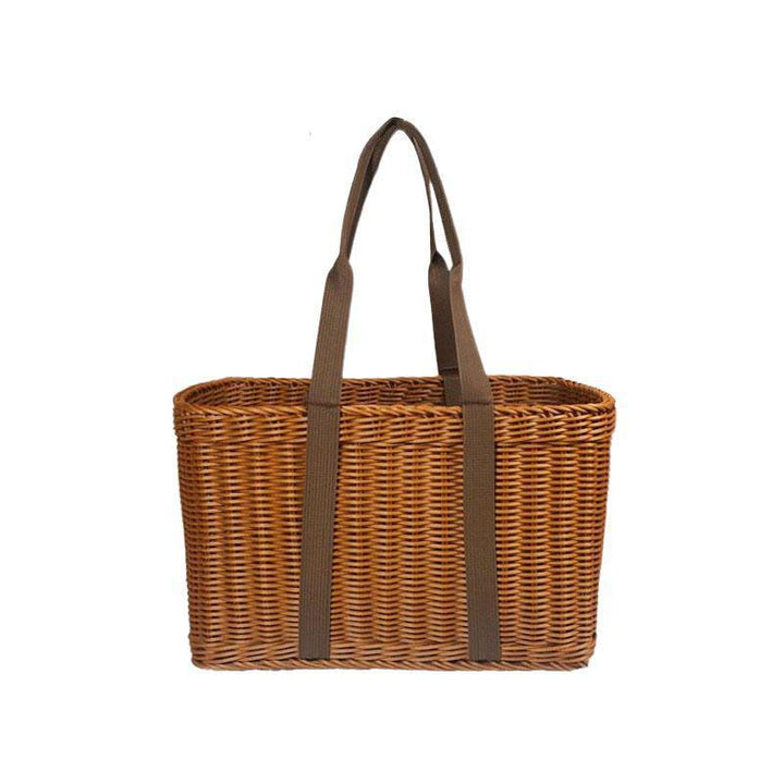Woven Tote Bag with Reinforced Handles Stornfield