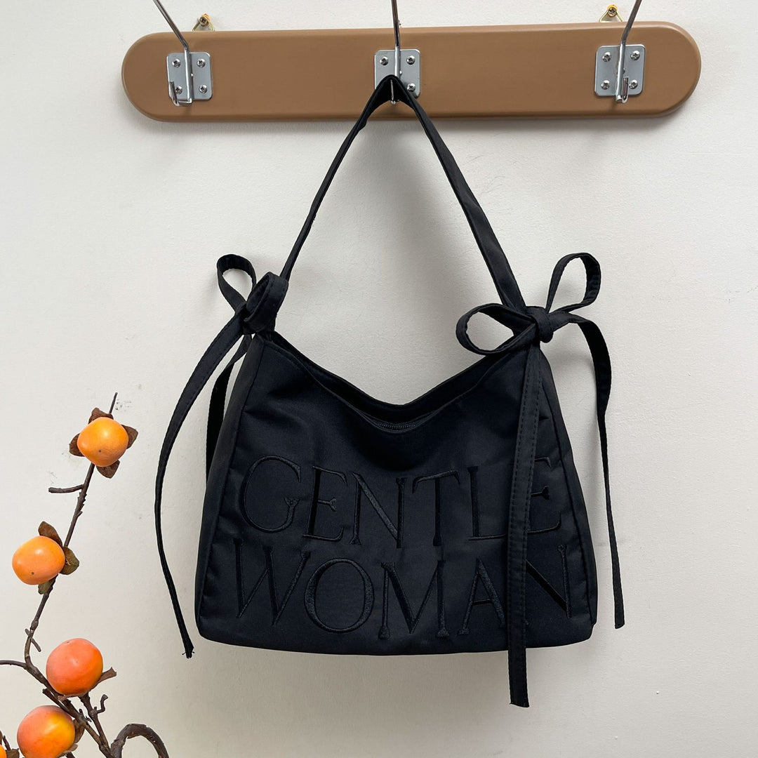 Stylish Satin Bucket Bag Stornfield