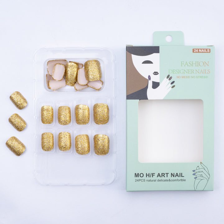Glitter Artificial Nails Stornfield