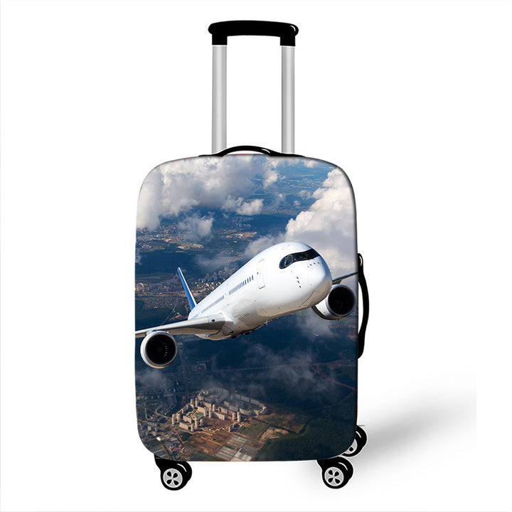 Men's hard-shell suitcase with exclusive airplane design Stornfield