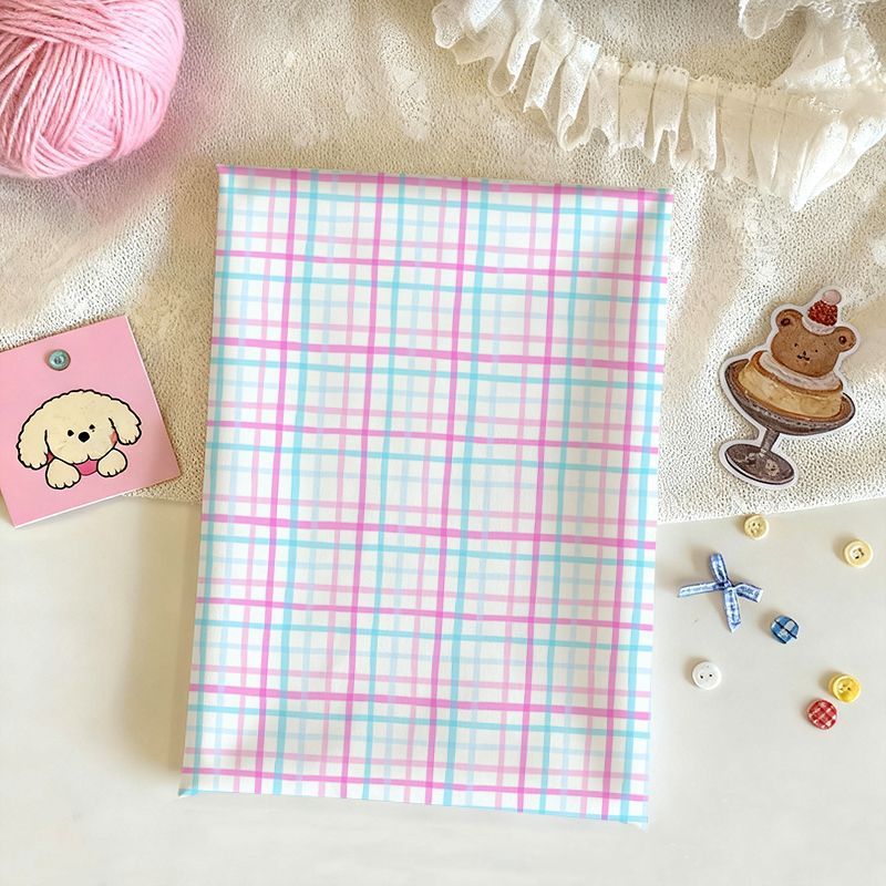 Cute Gingham Pattern Notebook Cover