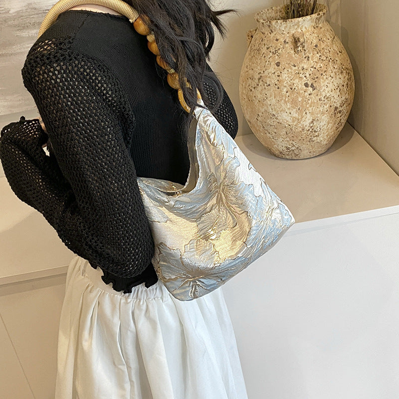 Elegant Butterfly Print Handbag