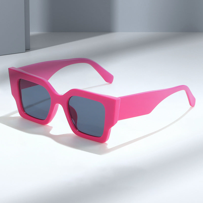 Ladies fashionable square sunglasses with wide frame and UV protection Stornfield