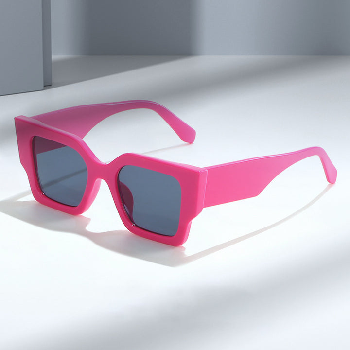 Ladies fashionable square sunglasses with wide frame and UV protection Stornfield