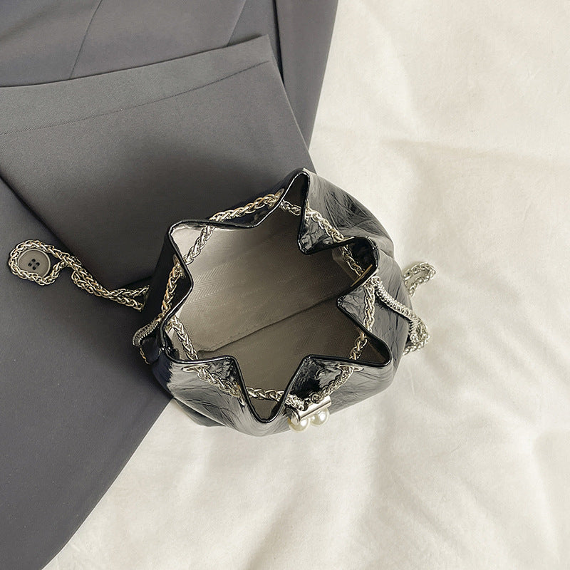 Drawstring Bucket Handbag