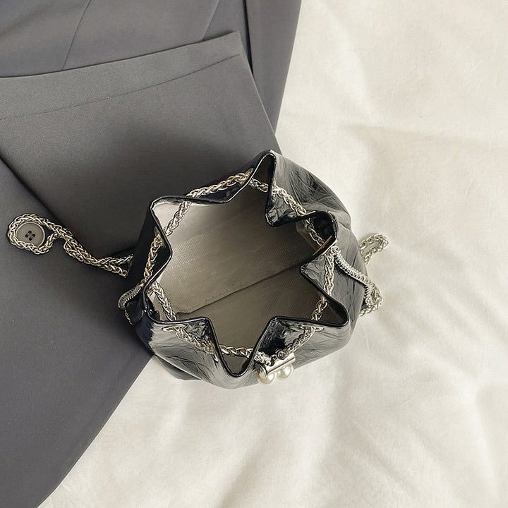 Drawstring Bucket Handbag