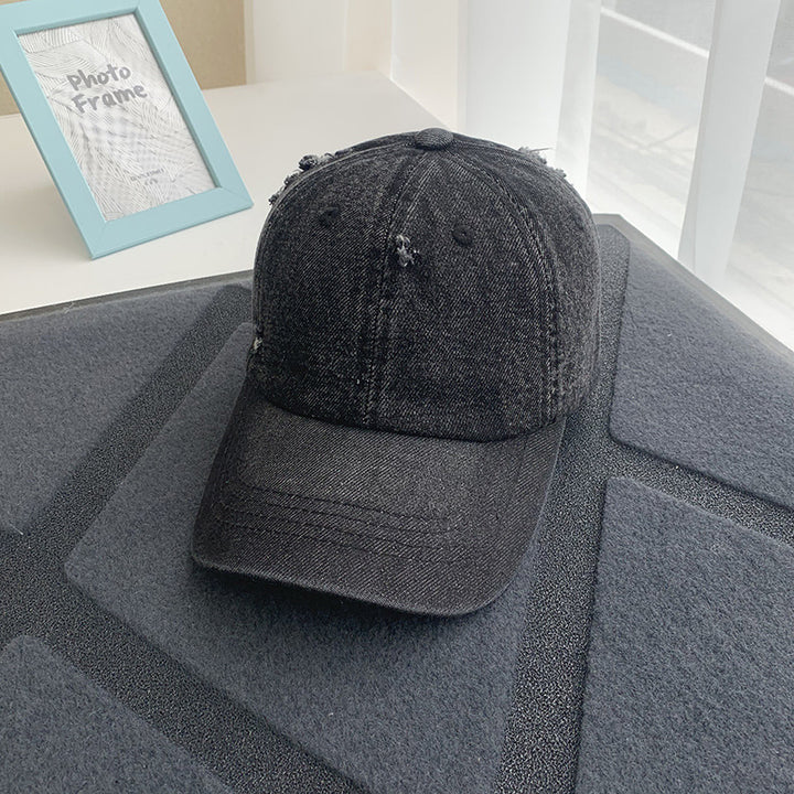 Women's Distressed Denim Baseball Cap Stornfield 1784084168