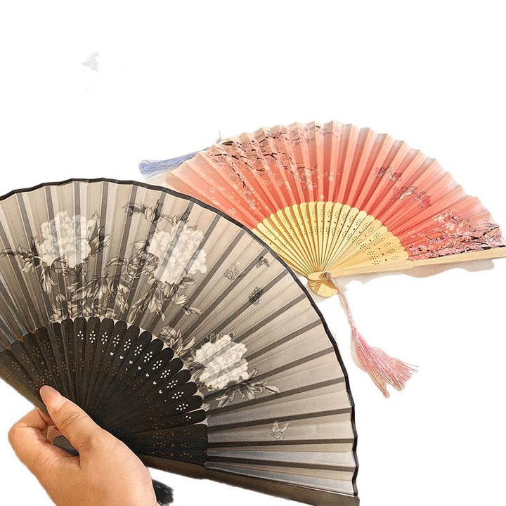 Handcrafted fan with Elegant flower pattern Stornfield