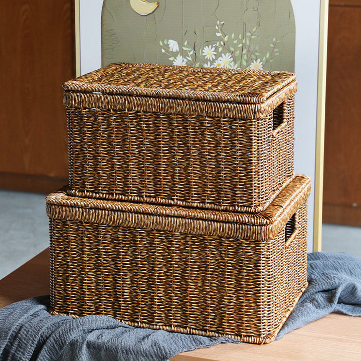 Natural Woven Storage Chest Stornfield