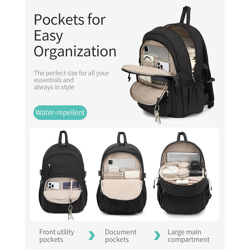 Versatile Travel Backpack with Insulated Drink Holder Stornfield