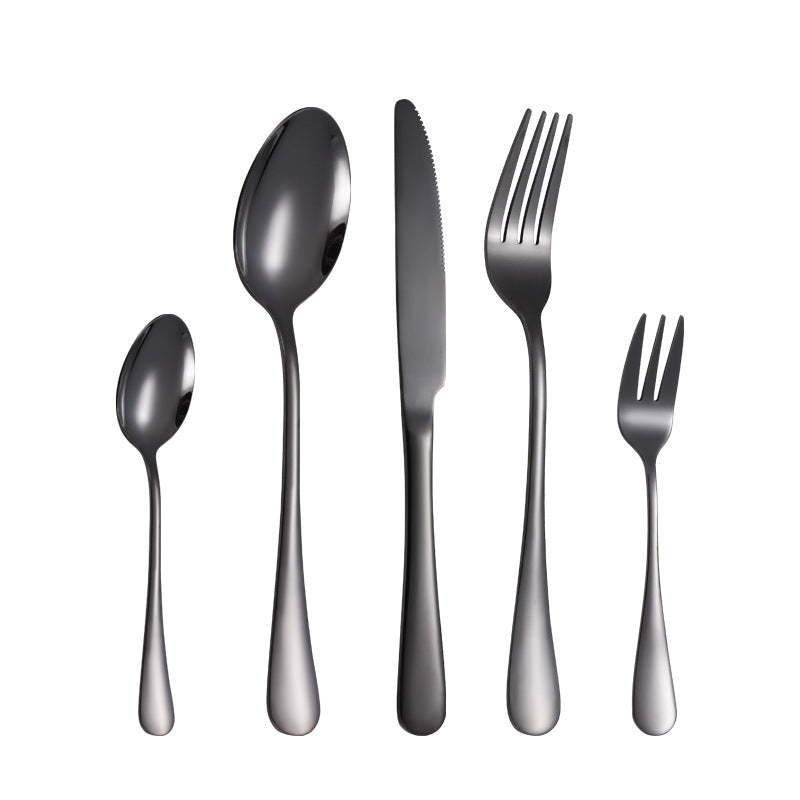 Elegant stainless steel cutlery set with ergonomic handle Stornfield
