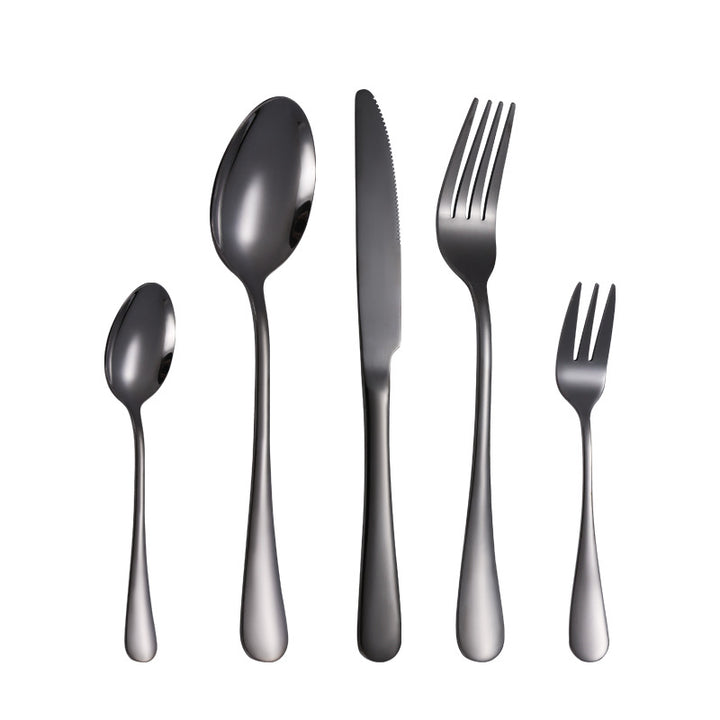 Elegant stainless steel cutlery set with ergonomic handle Stornfield