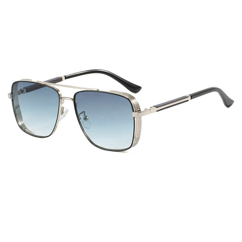 Women's fashionable square sunglasses with luxurious metal accents Stornfield