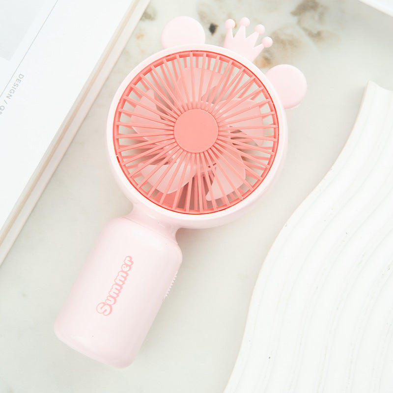 Portable Deer-Themed Handheld Cooling Fan Stornfield