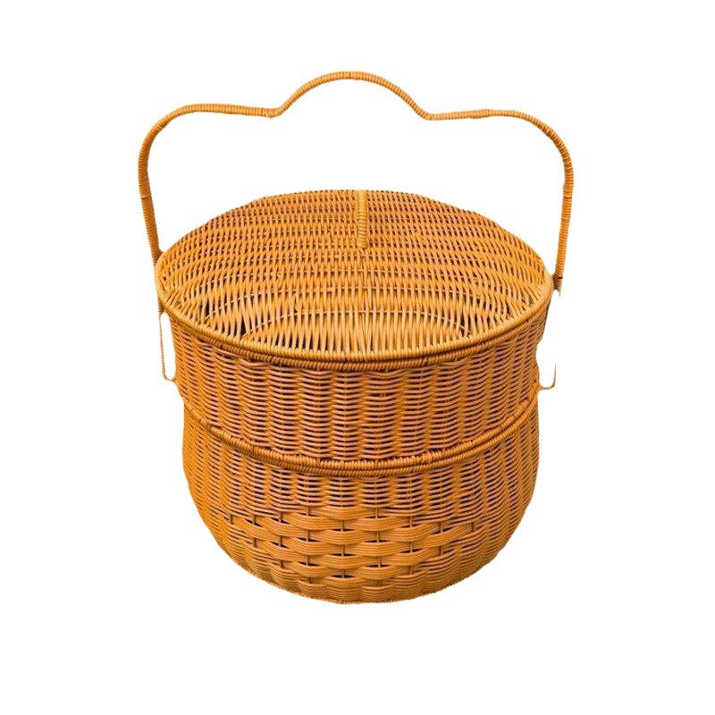 Rustic Handwoven Storage Basket Stornfield