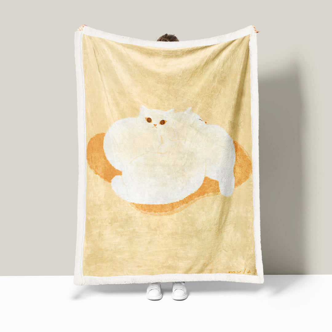 Cozy Cat-Themed Soft Plush Blanket