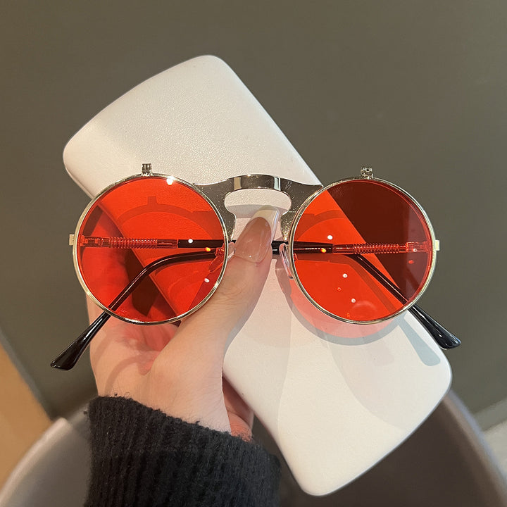 Ladies Round Designer Sunglasses with Innovative Frame Stornfield