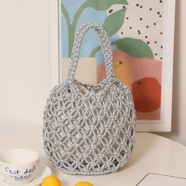 Trendy Shopper Bag with Unique Mesh Design Stornfield