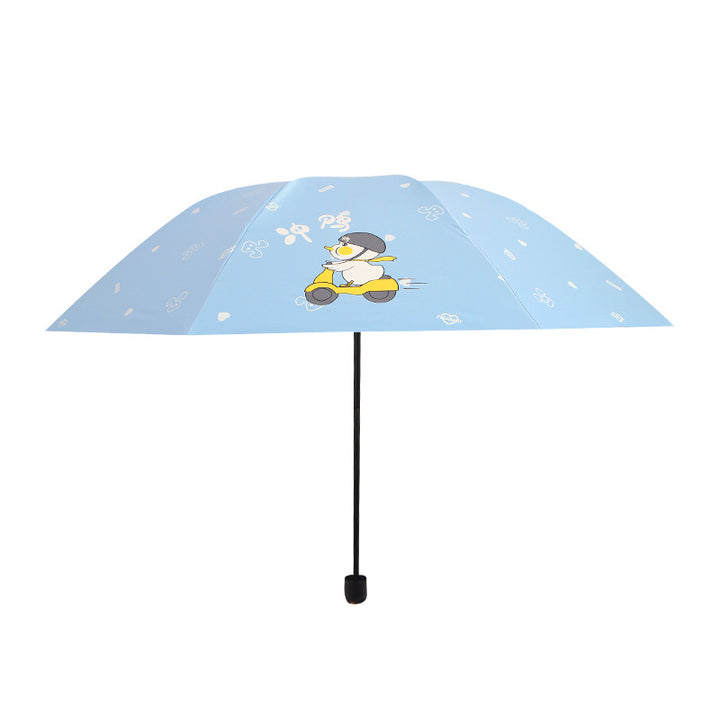 Women’s Folding Umbrella with Playful Animal Design Stornfield