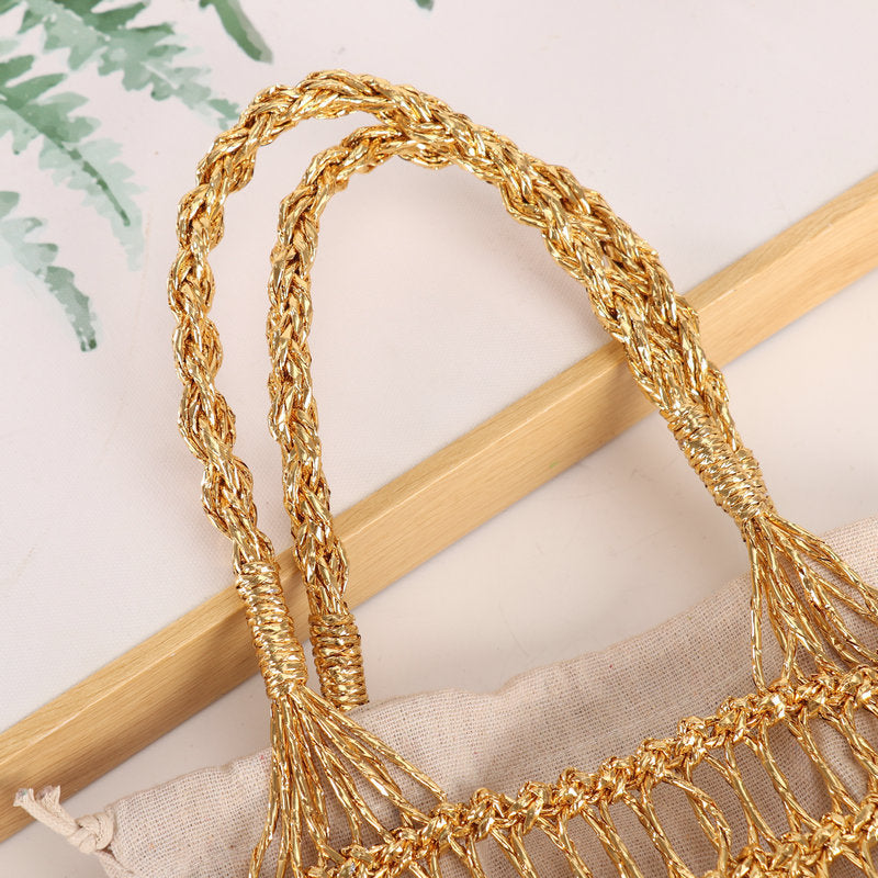 Handwoven net shopper bag Stornfield